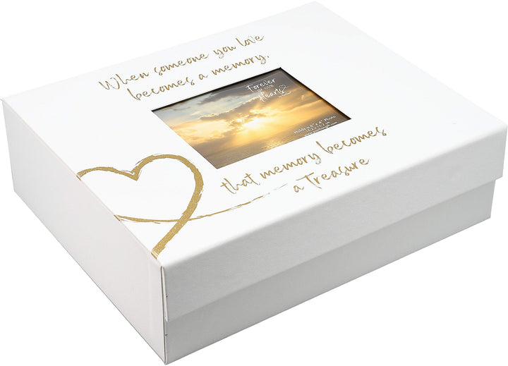 Pavilion Gift Company Memory-11 x 9" Memory Box für Andenken, weiss, 11" x 9"
