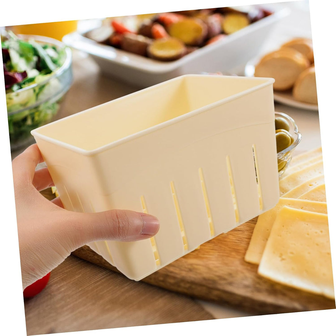 Tofu-Pressform Mit Deckel Tofu-Presswerkzeug Aus Kunststoff Für Herstellen Und Käseherstellung Glatt
