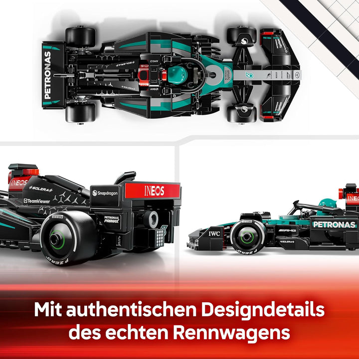 LEGO Speed Champions Mercedes-AMG F1 W15 Rennauto - Spielzeug mit Formel 1 Minifigur - Modell Auto z