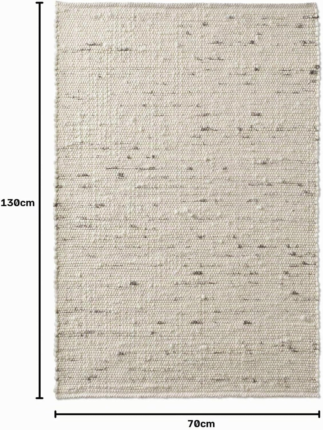 Taracarpet Handweb-Teppich Oslo Wolle im Skandinavischem Landhaus Design Wohnzimmer Esszimmer Schlaf