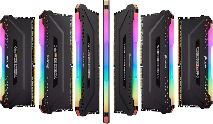 Corsair VENGEANCE RGB PRO 16GB (2x8GB) DDR4 4000 (PC4-32000) C18 AMD Optimierter Arbeitsspeicher - s