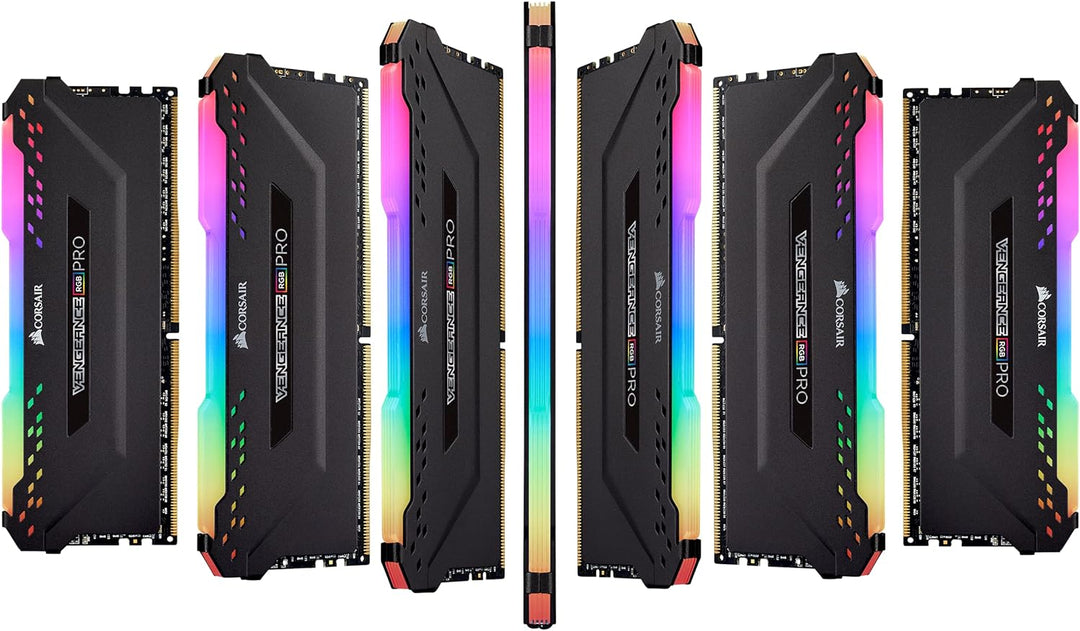 Corsair Vengeance RGB Pro 64GB (2x32GB) DDR4 3200 (PC4-25600) C16 Desktop Memory – schwarz 2 x 32 GB
