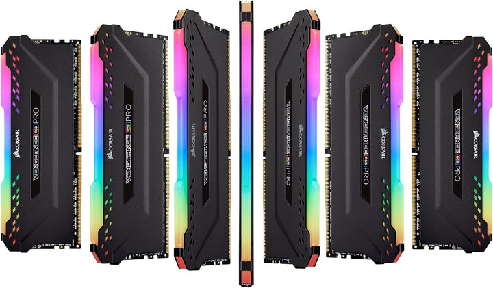 Corsair Vengeance RGB Pro 64GB (2x32GB) DDR4 3200 (PC4-25600) C16 Desktop Memory – schwarz 2 x 32 GB