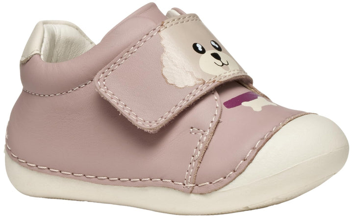 Geox Baby-Mädchen B Tutim First Walker Shoe 18 EU Rose, 18 EU Rose