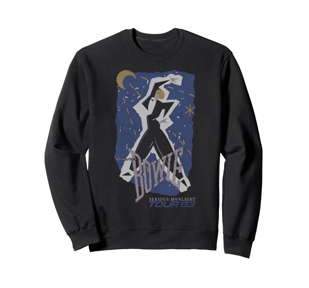 David Bowie - Ernstes Mondlicht 1983 Tour Sweatshirt