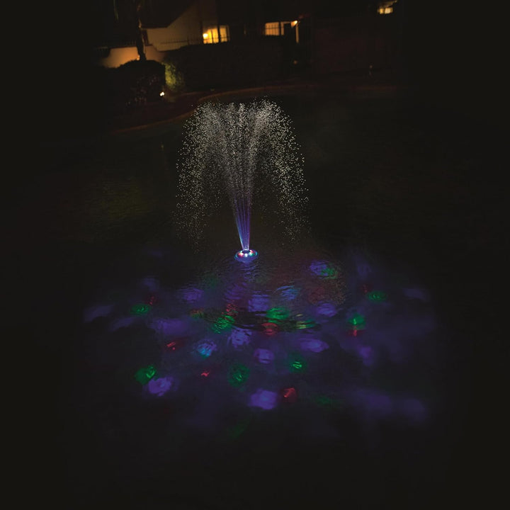 Bestway Flowclear™ Schwimmende LED-beleuchtete Wasserfontäne, 18,5