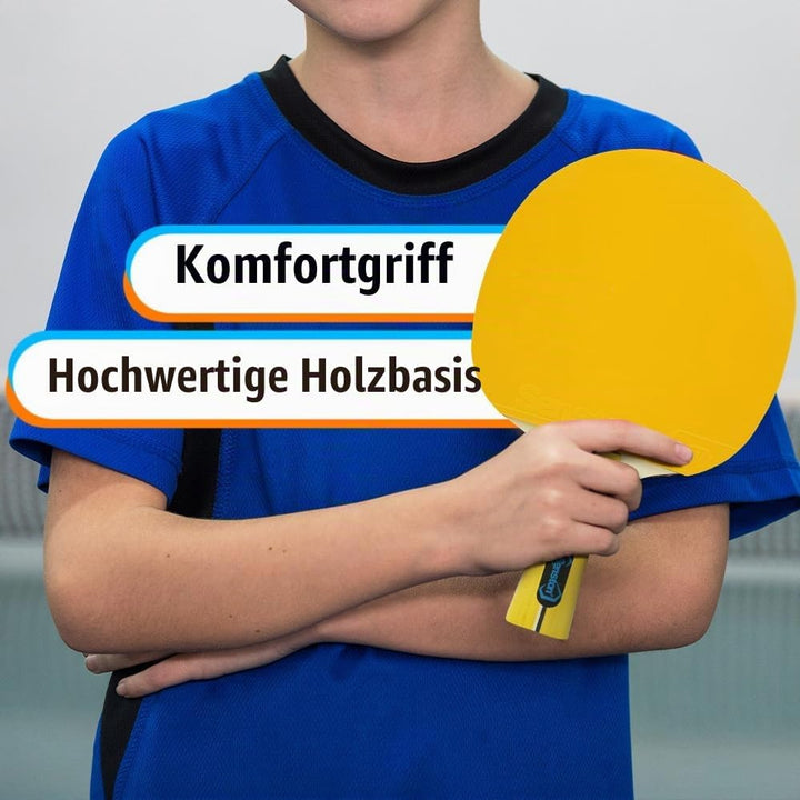 Senston Tischtennisschläger-Set (4 Schläger) – Farbenfrohe Optionen für lockere Wettkämpfe und Famil