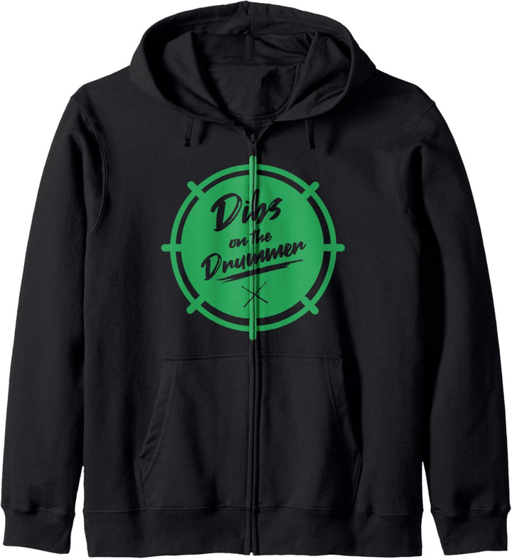 DIBS ON THE DRUMMER DRUMMER Schlagzeug Schlagzeuger Kapuzenjacke