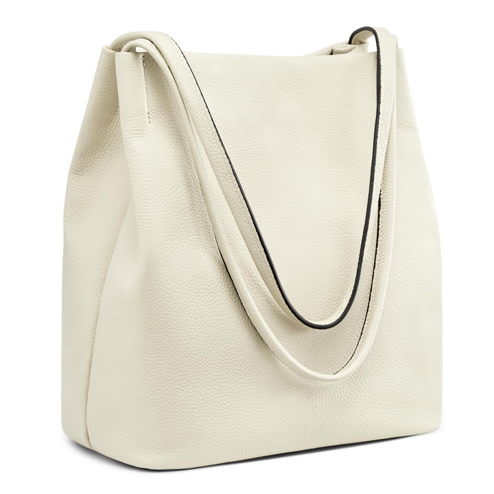 Kattee Damen Handtaschen und Tragetaschen aus weichem Echtleder Schultertasche mit magnetischem Druc