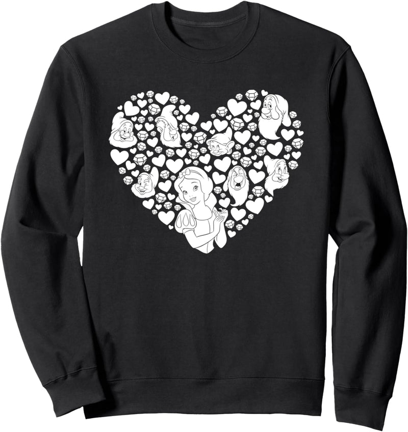 Disney Snow White and the Seven Dwarfs Heart Sweatshirt