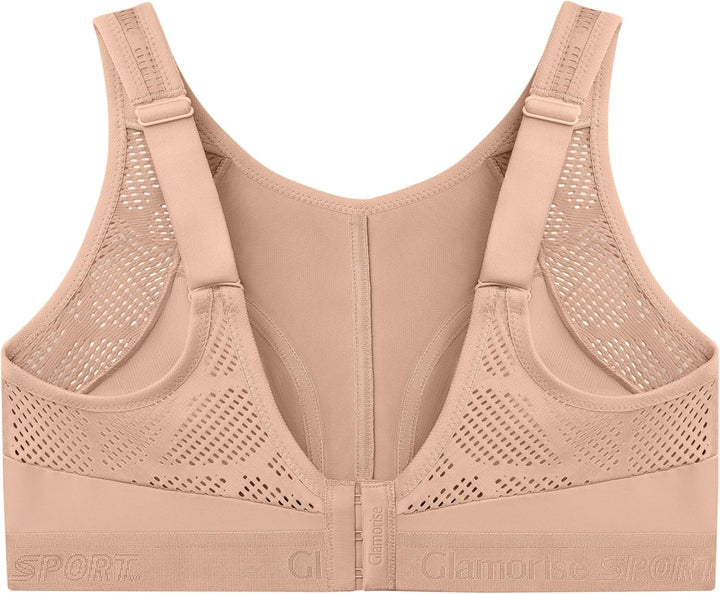 Glamorise Damen Sports Bra, Undurchsichtige 75C Haut, 75C Haut
