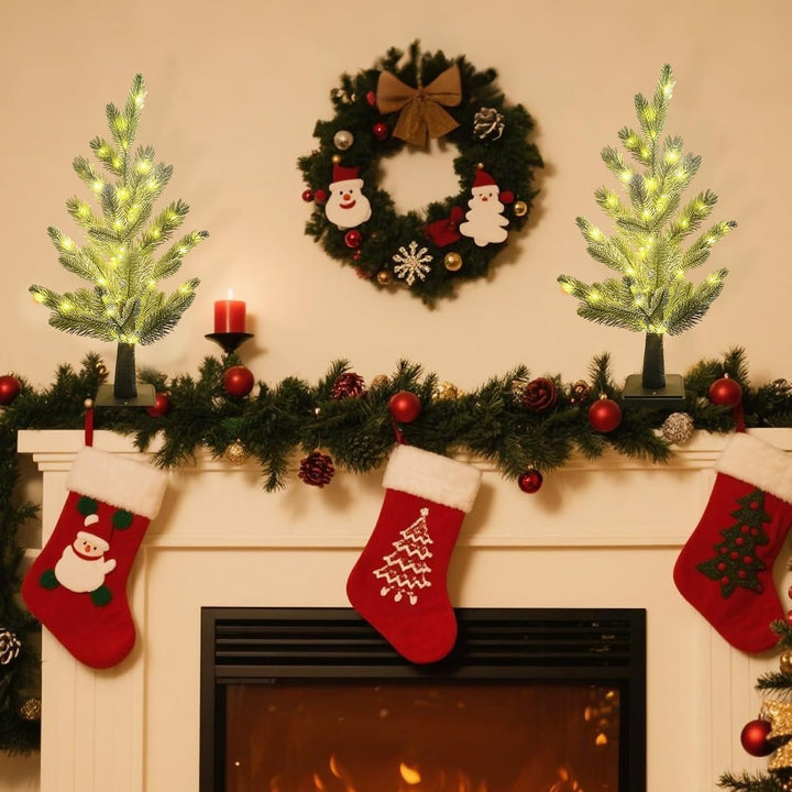 Weihnachtsdeko Lichterbaum Für Innen Weihnachtsbaum mit 60 LEDs & Timer, Weihnachten deko LED Baum L