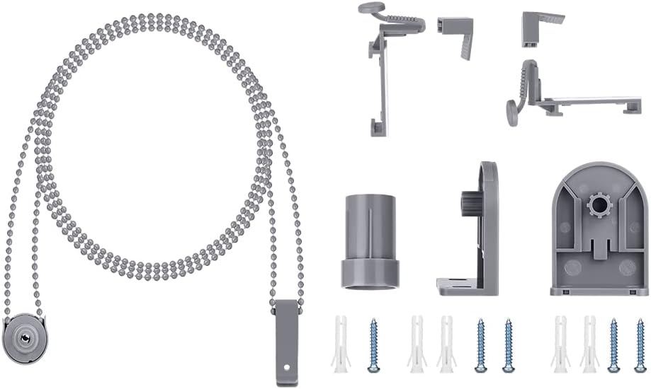 OBdeco Verdunkelungsrollo Thermorollo 75x210cm Grau ohne Bohren mit gleichfarbige Beschichtung Oeko-