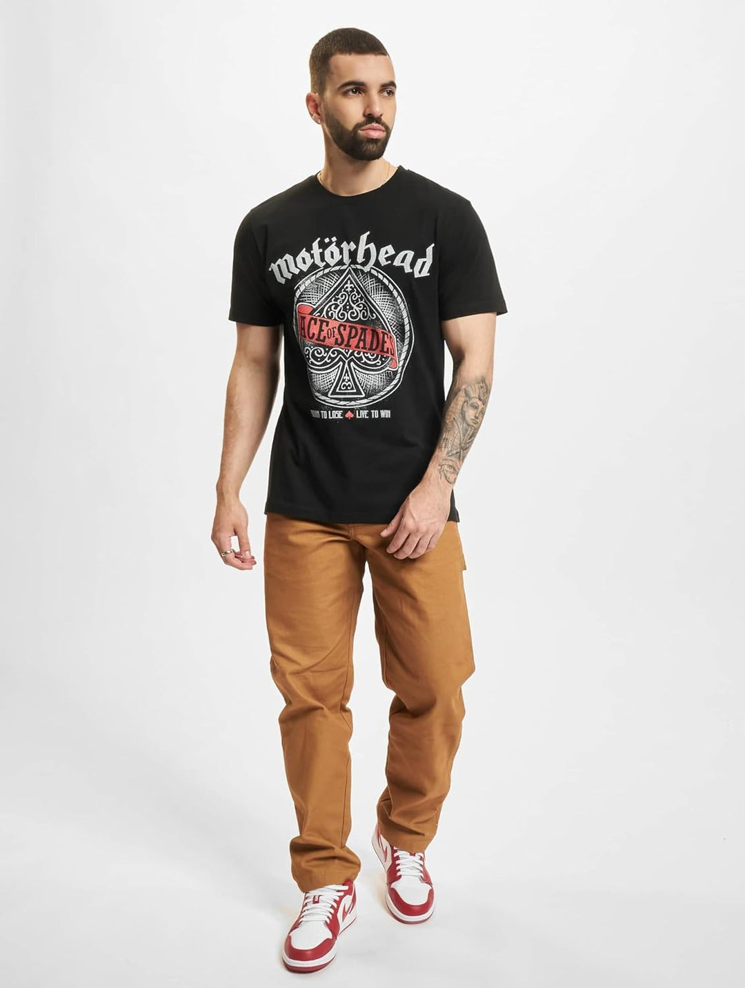 Brandit Herren Motörhead Ace of Spades T-Shirt S Schwarz, S Schwarz