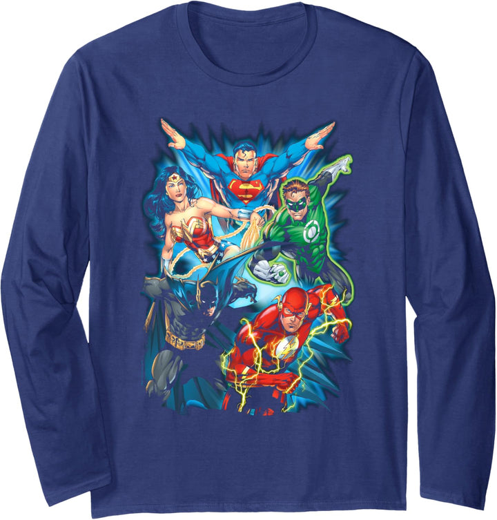 Justice League Jl Assemble Langarmshirt