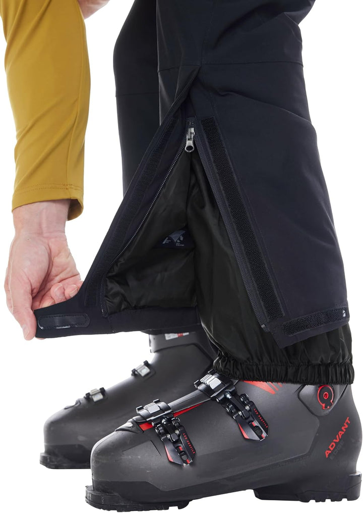 Killtec Herren Skihose/Funktionshose mit abnehmbaren Trägern Schwarz M Skihose, Schwarz M Skihose