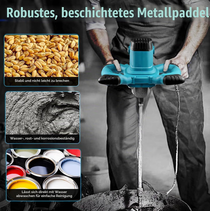 Dibaful Rührwerk Handrührwerk 3500W Ø115mm Rührkorb Drehzahlregulierung 6 Gang Getriebe | Rührgerät