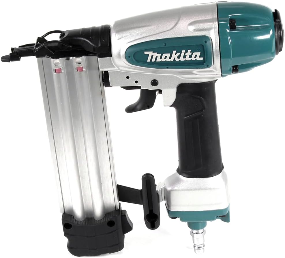 Makita AF 506 Druckluft Stauchkopfnagler 15-50mm 4,3-8,3bar + 5000x Stauchkopfnagel 15mm galvanisier
