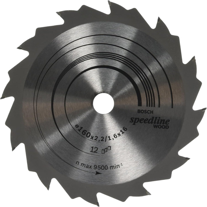 Bosch 1x PRO Wood Kreissägeblatt für Akku-Handkreissägen (für Weichholz, Hartholz, Ø mm, Professiona