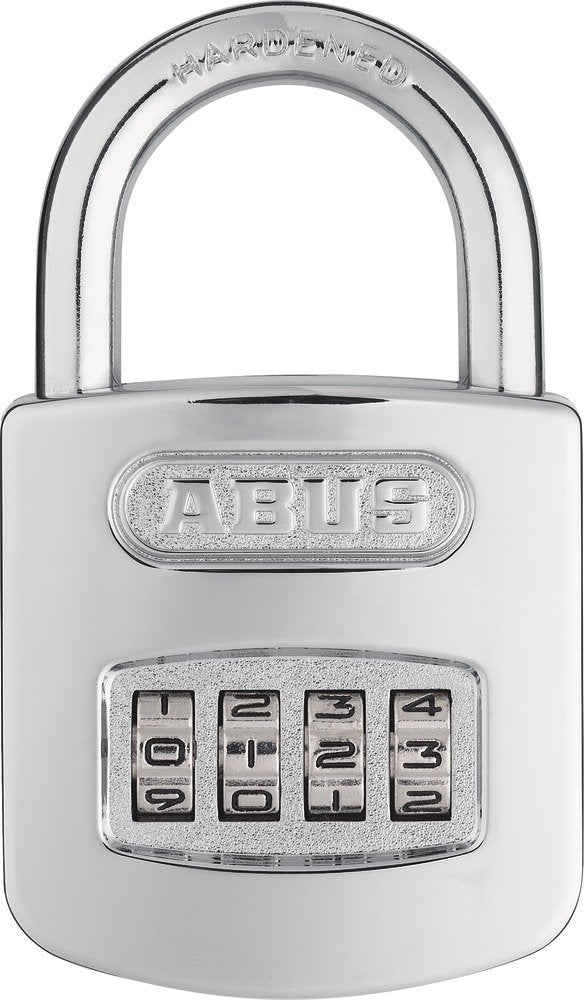 ABUS Zahlenschloss 160/50HB50 - Vorhängeschloss mit hohem Bügel und individuell einstellbarem Zahlen