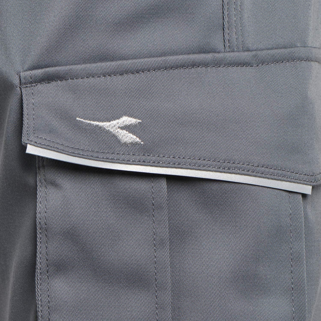 UTILITY DIADORA Unisex Hose Pant Staff Stretch Cargo S Stahlgrau, S Stahlgrau