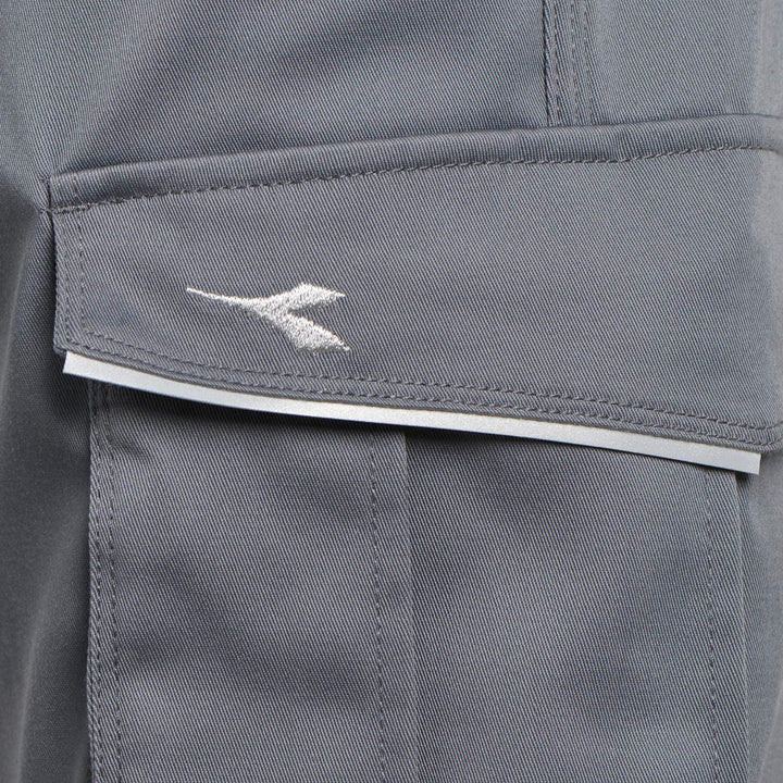 UTILITY DIADORA Unisex Hose Pant Staff Stretch Cargo S Stahlgrau, S Stahlgrau
