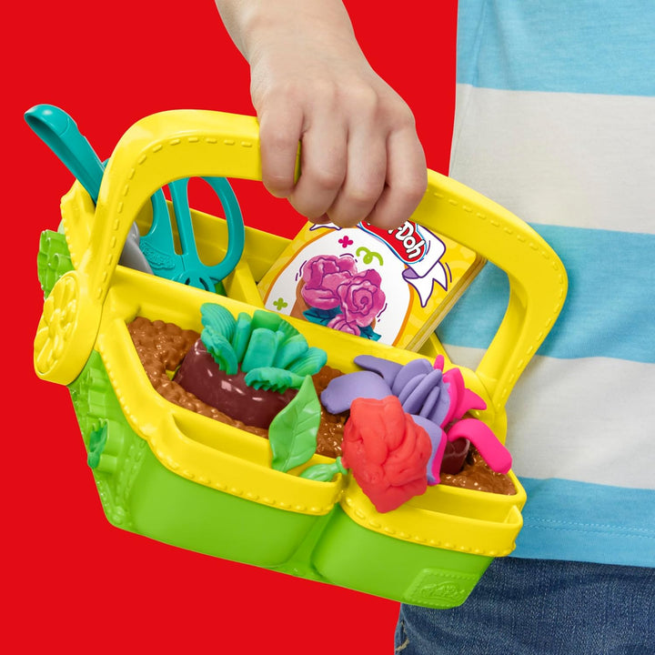 Play-Doh Bunter Blumenspass Spielset – kreatives Bastelset für Mädchen und Jungen ab 3 Jahren für fa