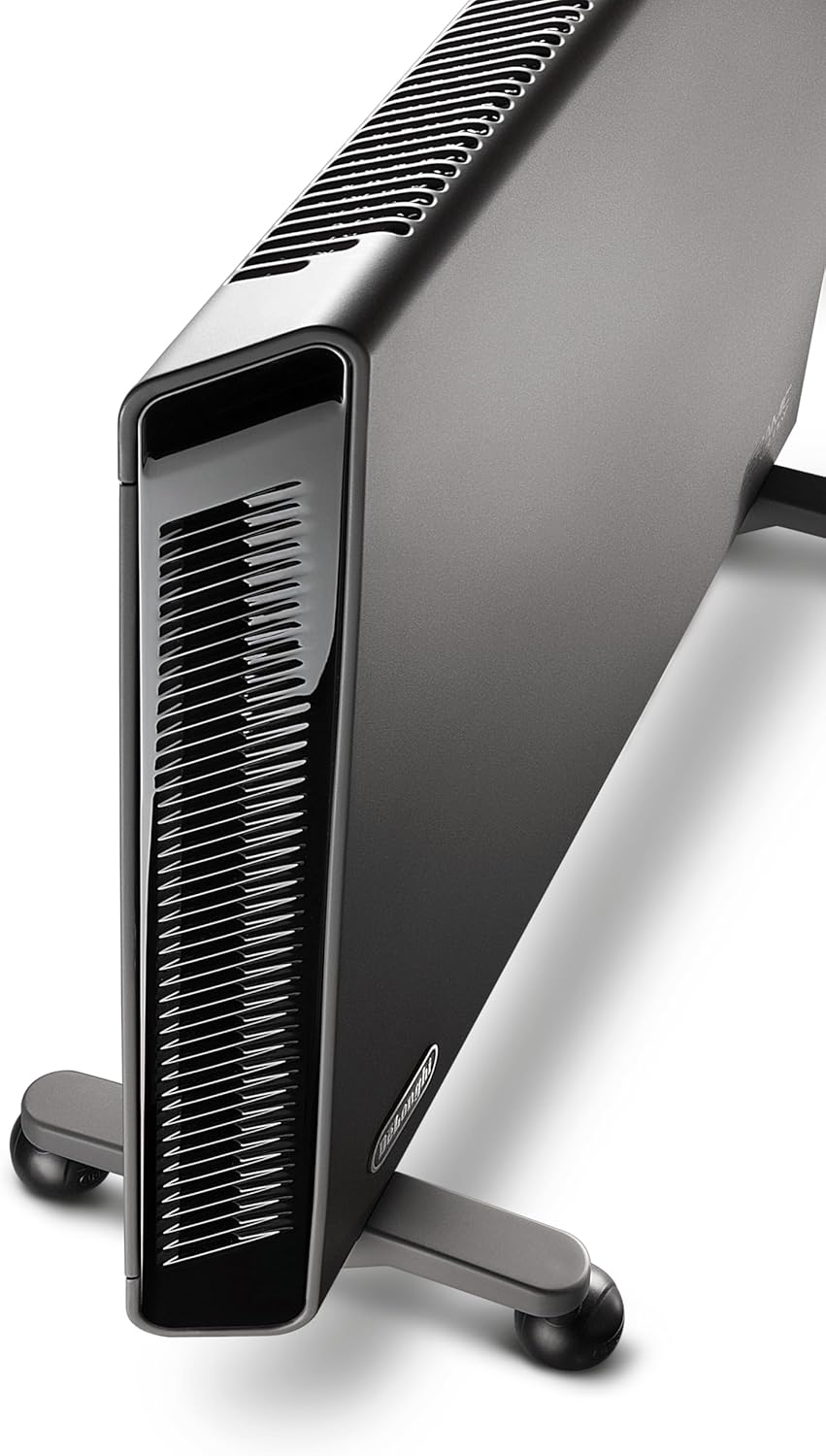 De'Longhi HX65L22 Konvektor, mobiler Heizkörper, schwarzgrau, für bis zu 65m³