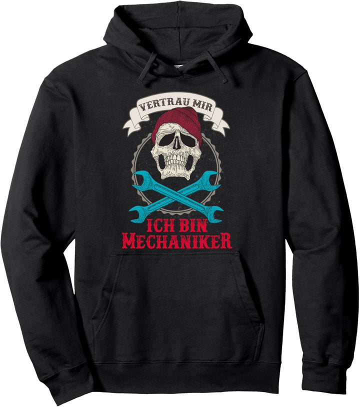 KFZ Mechaniker Schrauber Werkstatt Vertrauen Geschenk Pullover Hoodie