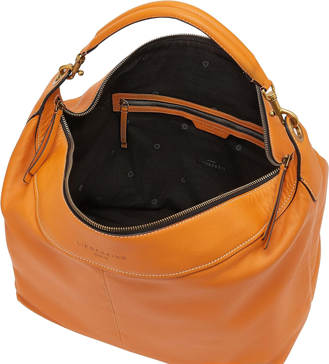 Liebeskind Damen Liza Hobo L Pumpkin, Pumpkin