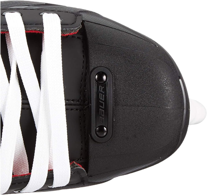 Bauer Unisex-Kinder Pro Skate Feldhockeyschuhe 38.5 EU Schwarz Schwarz Weiss Rot Si 900, 38.5 EU Sch