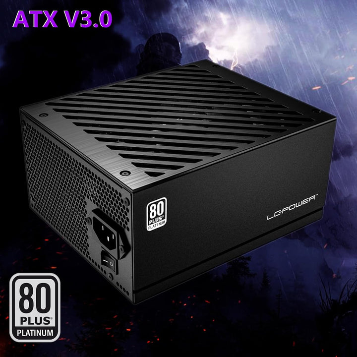 LC-Power LC1000P 80 Plus Platinum Vollmodulares Netzteil mit 850W Leistung und 10 PCI-Express-Anschl