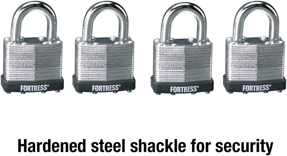 Master Lock 1803Q Vorhängeschloss, 4 Stück 4 Pack, Keyed-Alike, 4 Pack, Keyed-Alike