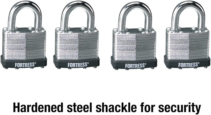 Master Lock 1803Q Vorhängeschloss, 4 Stück 4 Pack, Keyed-Alike, 4 Pack, Keyed-Alike