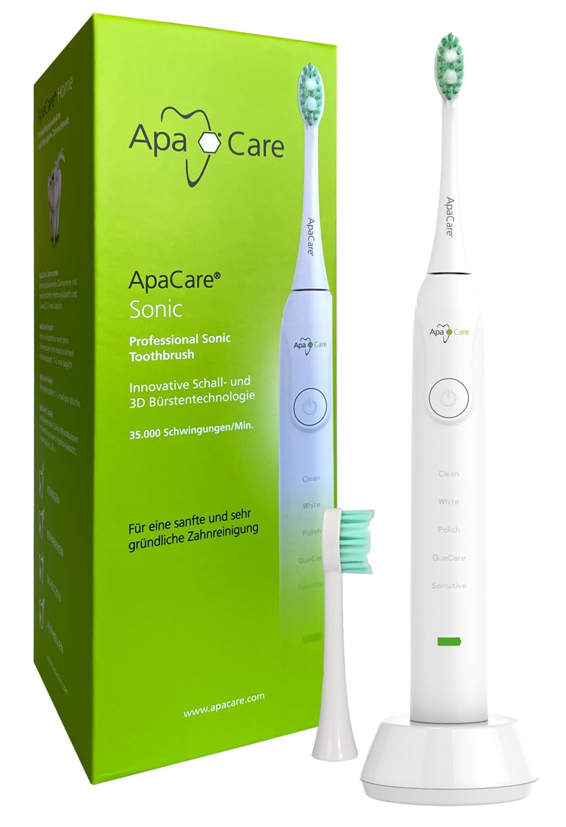 Apa Care Sonic Professional Schallzahnbürste | Elektrische Zahnbürste Schall | Schallzahnbürste Sens