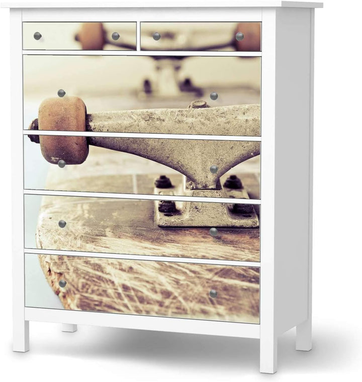 Möbelfolie selbstklebend für Kinder - passend für IKEA Hemnes Kommode 6 Schubladen I Tolle Möbeldeko