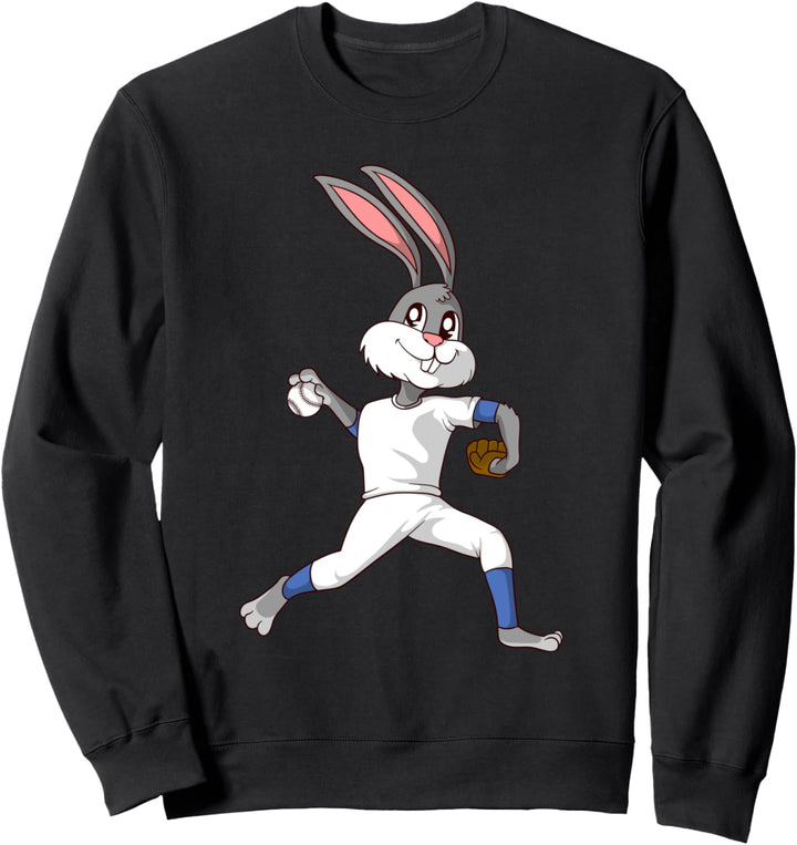 Osterhase Baseball Kaninchen Hase Ostern Sweatshirt