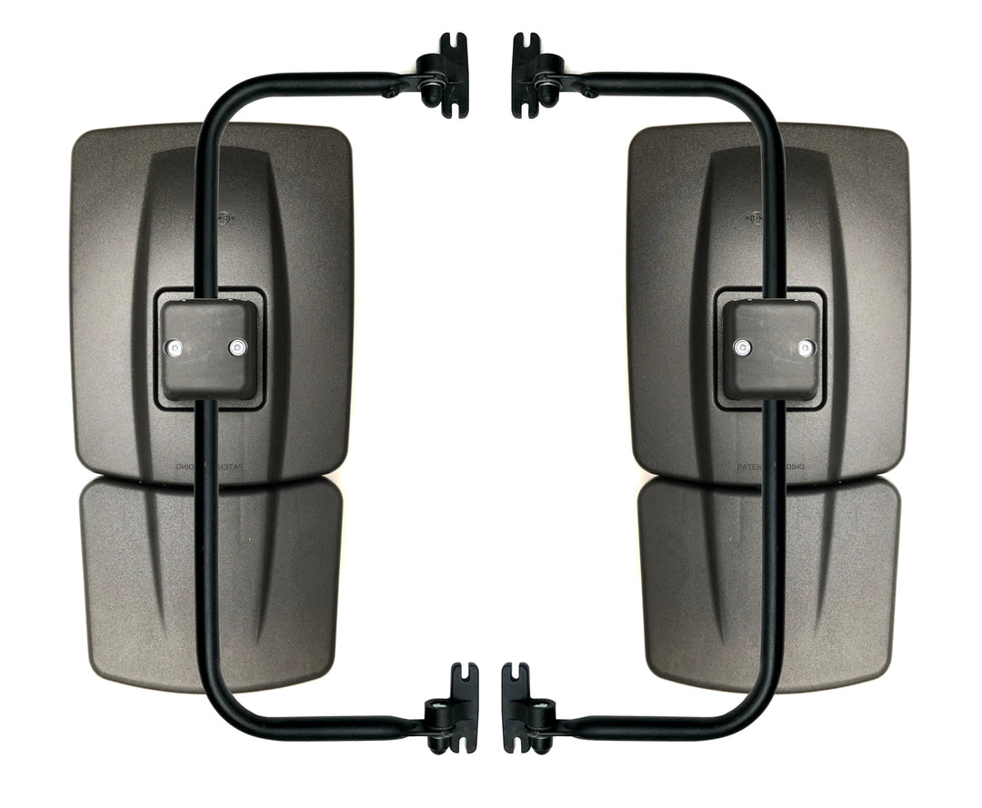 2x Aussenspiegel 435x223 und Spiegelhalter für New Holland, CaseIH Formall, LUXXUM, Styer Kompakt