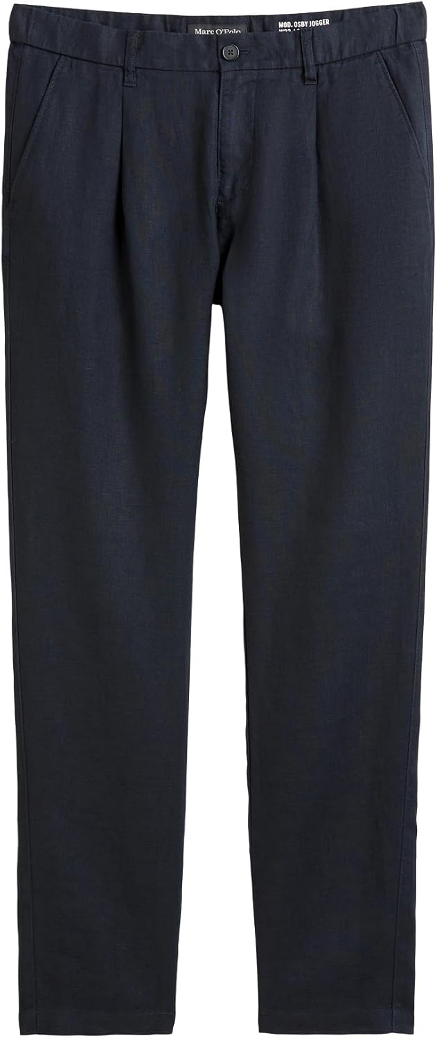 Marc OߴPolo Herren Chinohose mit Stretch-Anteil Slim Fit 32W / 30L Dark Navy, 32W / 30L Dark Navy