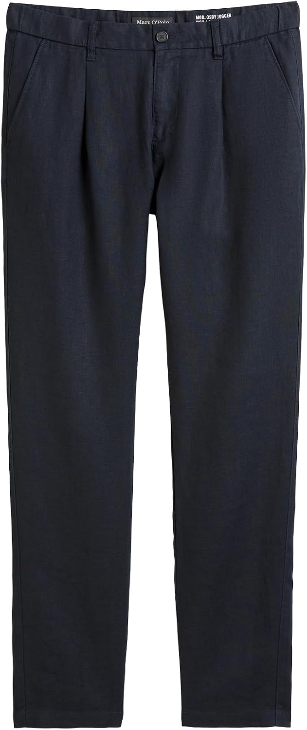 Marc OߴPolo Herren Chinohose mit Stretch-Anteil Slim Fit 32W / 30L Dark Navy, 32W / 30L Dark Navy