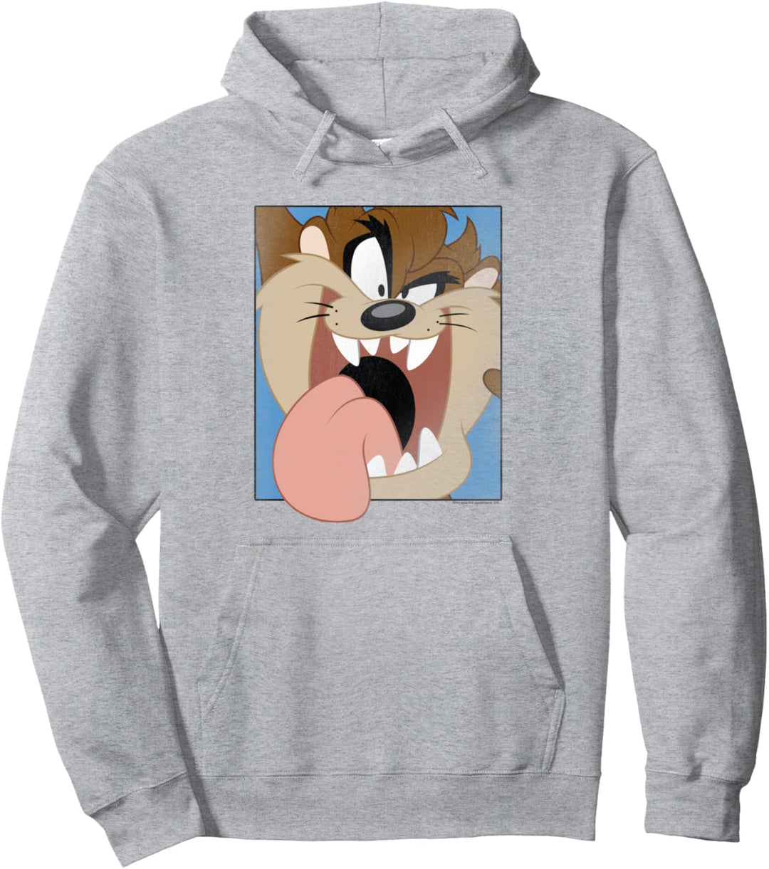 Looney Tunes Taz Closeup Pullover Hoodie