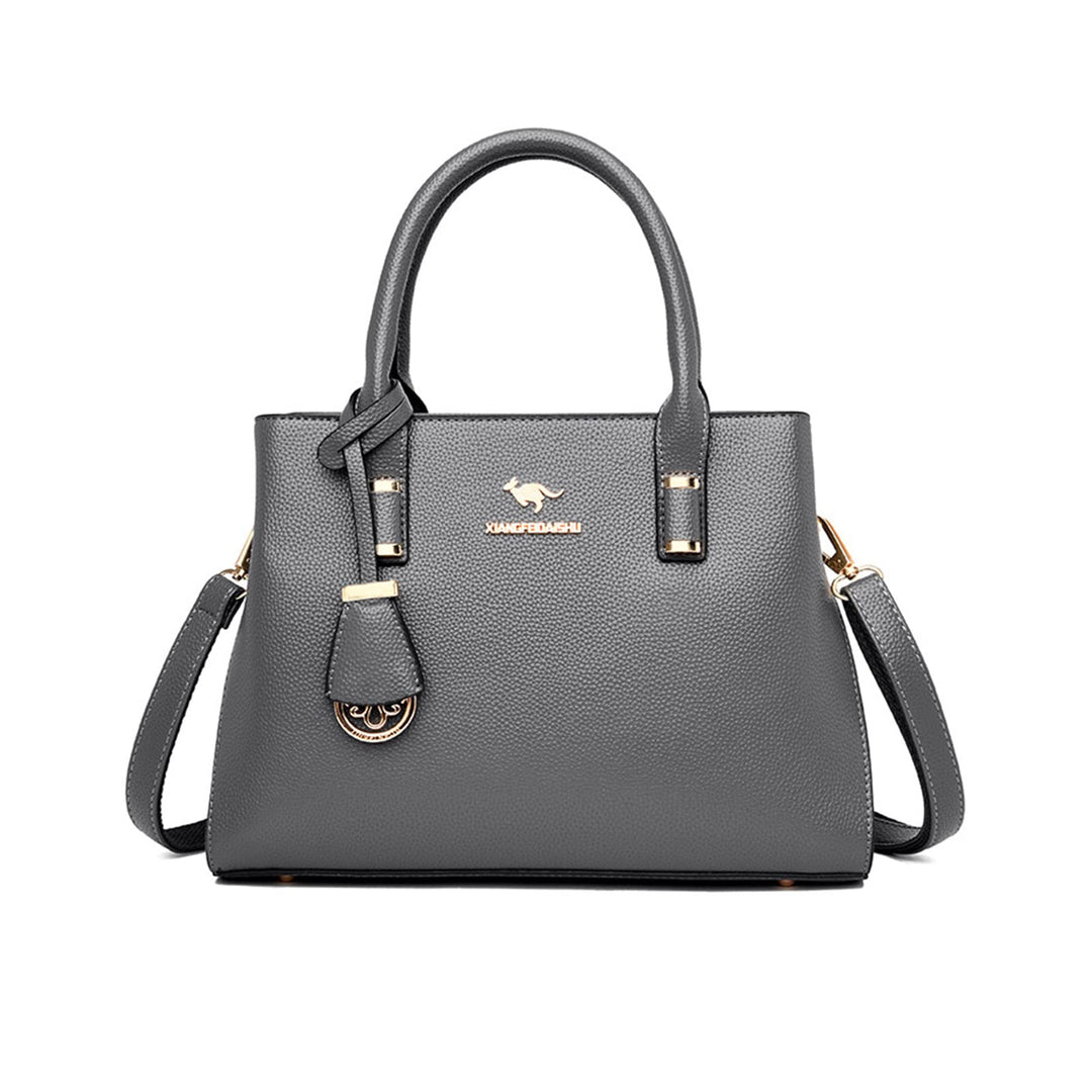 NICOLE & DORIS Mode Handtaschen Damen Elegant Henkeltasche PU Leder Satchel Handtasche Mittelgross T