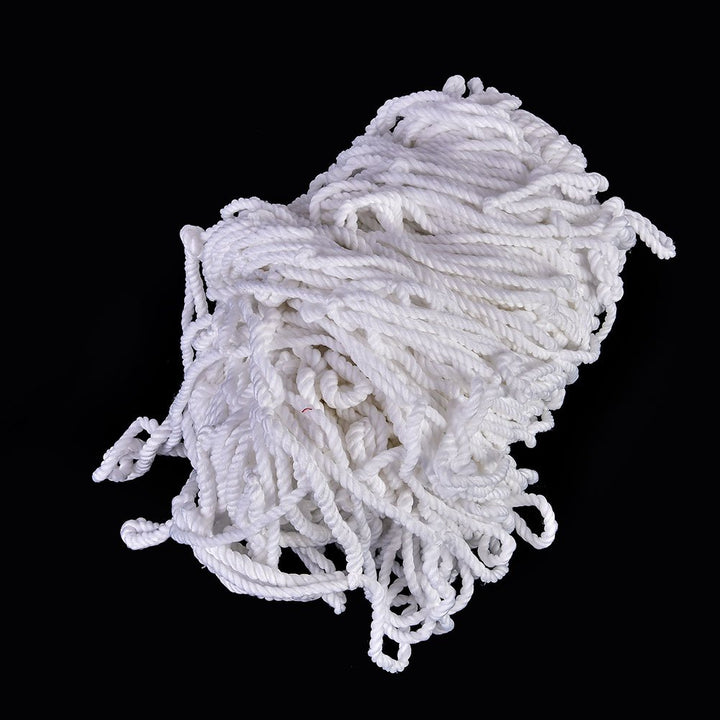 Keenso Fussballtornetz, 3 x 2 m Polypropylenfaser Fussballtornetz Fussballtornetz Weiss Fussballtorn