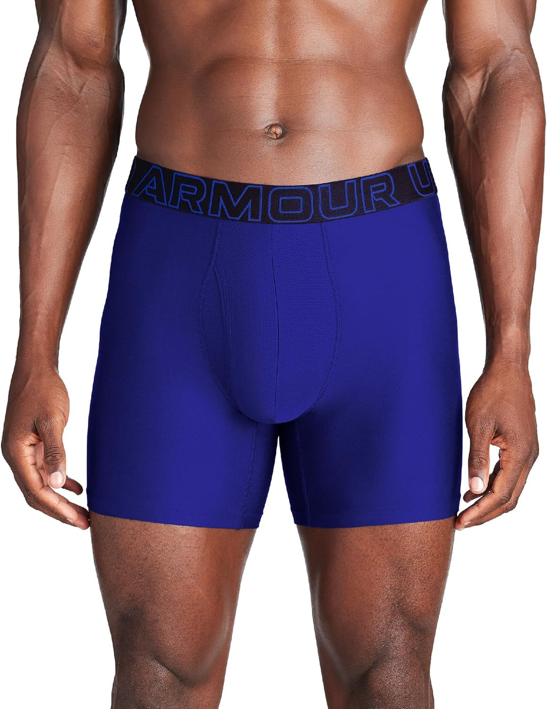 Under Armour Herren Tech Stretch Feuchtigkeitstransport Flachvorder Shorts XS Royal Solid - Core 3er