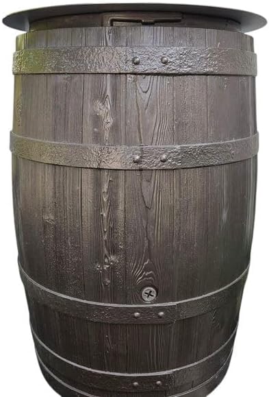 TiKo-Design Feuerschalendeckel aus Stahl rund, 42 cm Durchmesser, mit Griff, Silbergrau