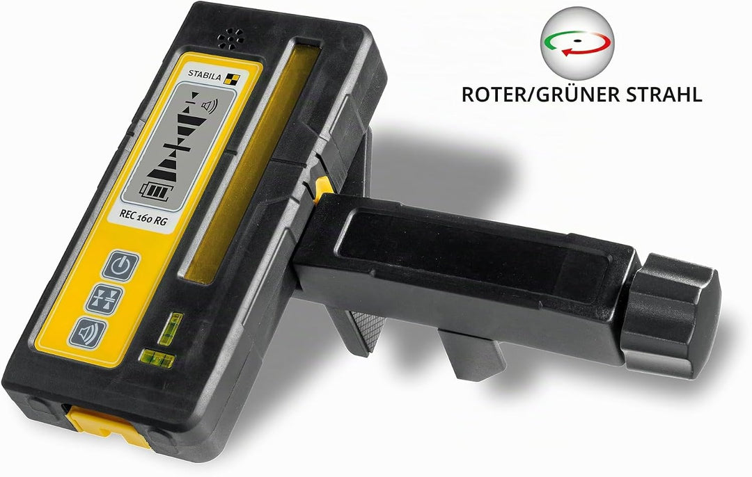 STABILA Empfänger REC 160 RG, Receiver für Rotationslaser, für rote und grüne Laserstrahlen