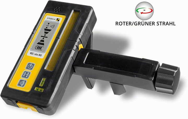 STABILA Empfänger REC 160 RG, Receiver für Rotationslaser, für rote und grüne Laserstrahlen