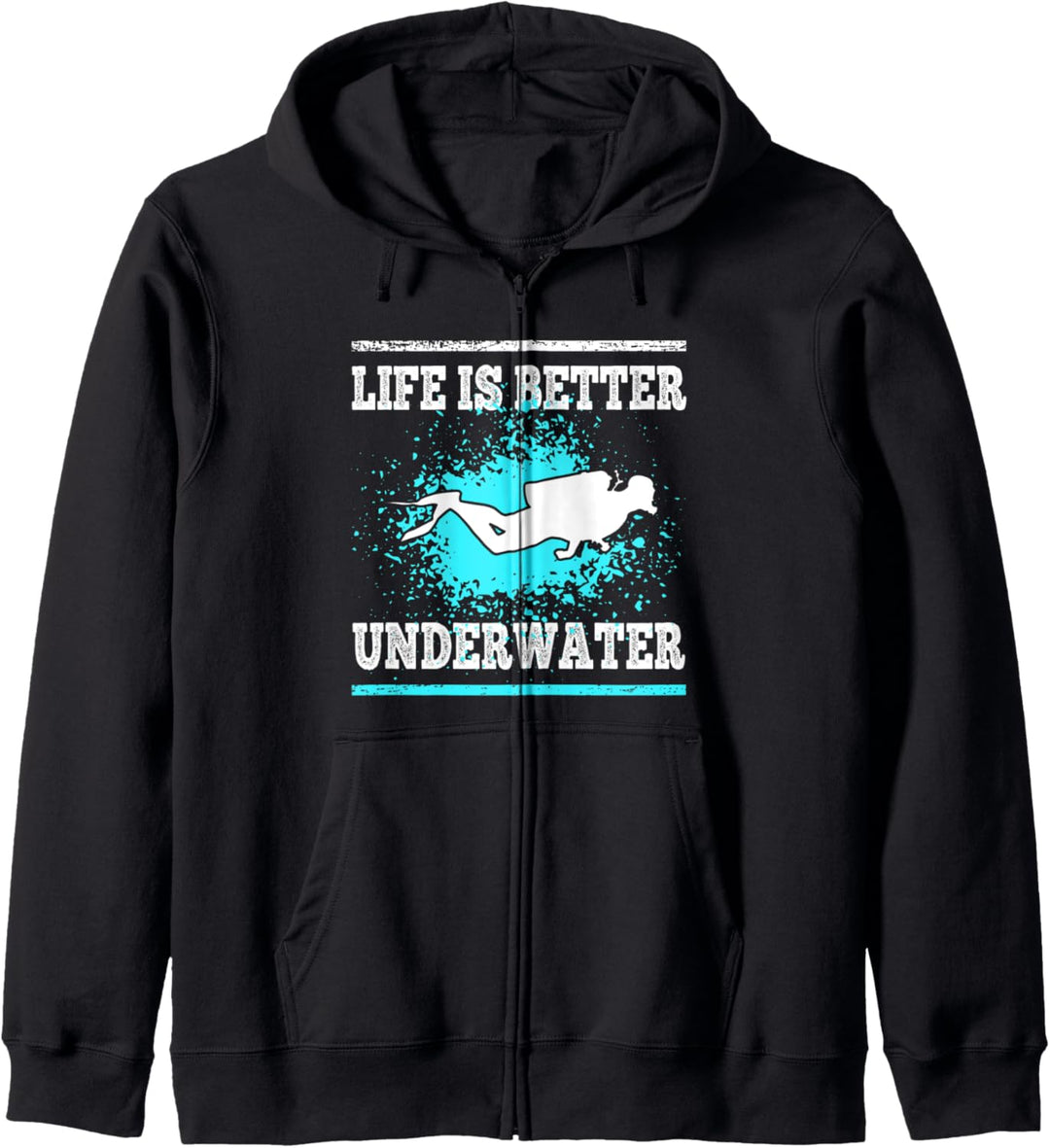 Scuba Diving Funny Quote Sporttauchen Gerätetauchen Kapuzenjacke