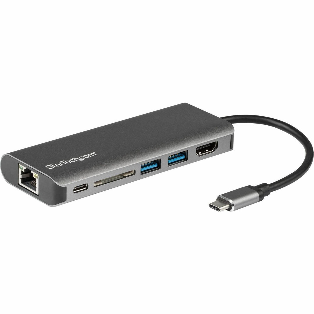 StarTech.com USB-C Multiport Adapter - 2x USB 3.0 / HDMI / SD / Gigabit Ethernet - mit Stromversorgu