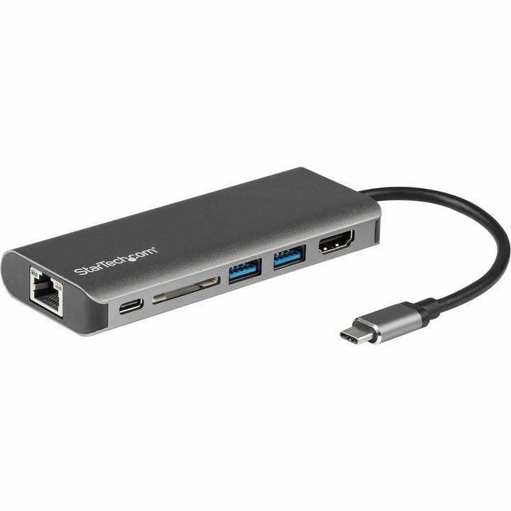 StarTech.com USB-C Multiport Adapter - 2x USB 3.0 / HDMI / SD / Gigabit Ethernet - mit Stromversorgu